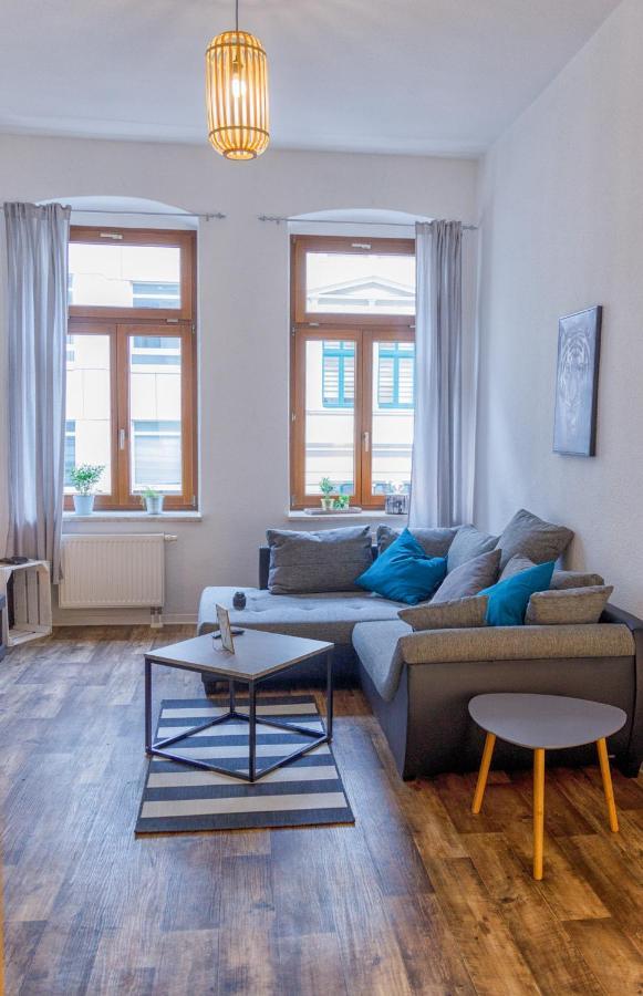 Blue Chili 20 - Zentral In Der City Wlan Bis 4 Pers Magdeburg Eksteriør billede